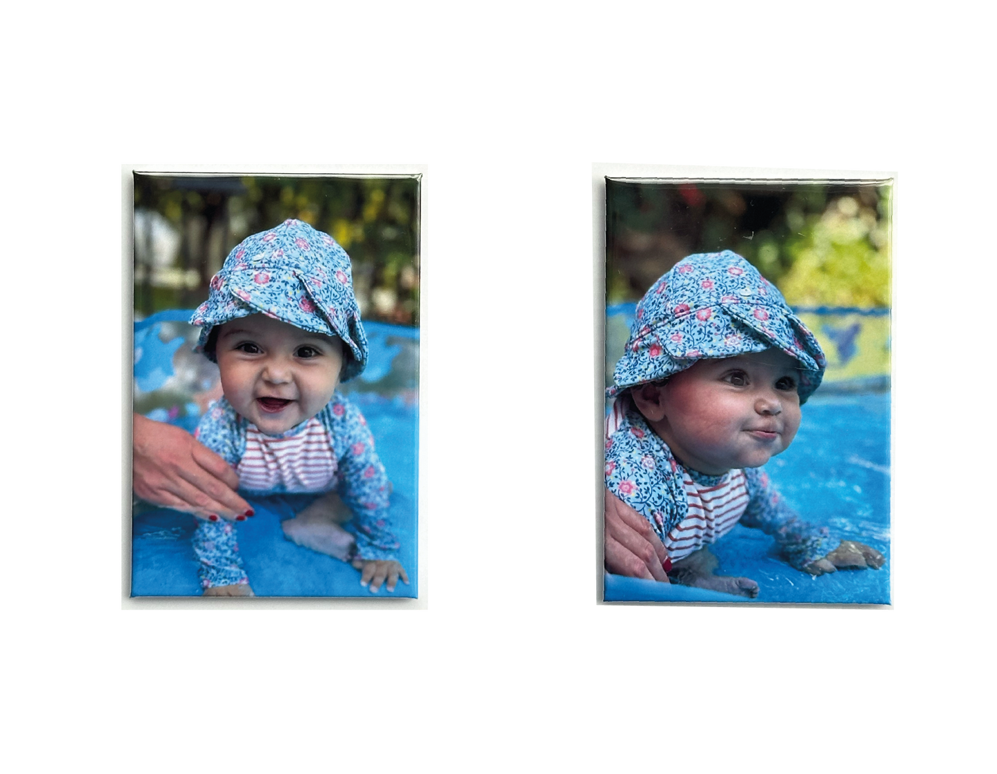 Lot de 2 aimants personnalisés